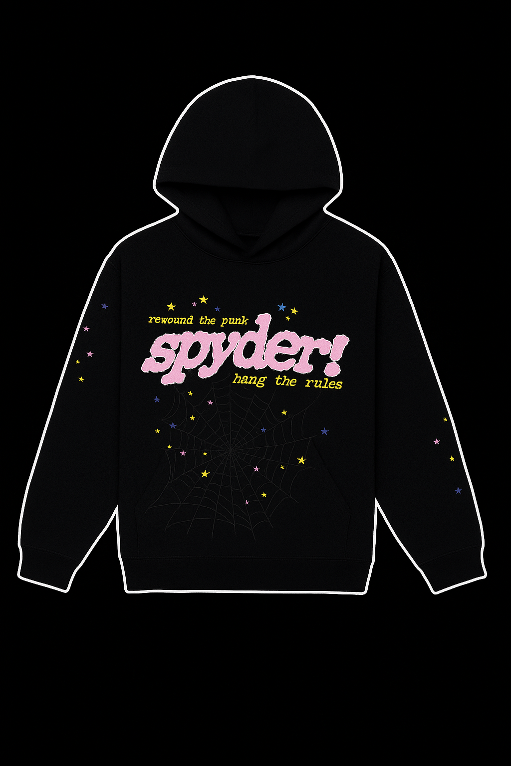 Black & Pink Spider Hoodie
