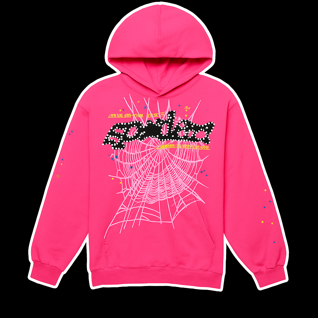 Pink Spider Hoodie